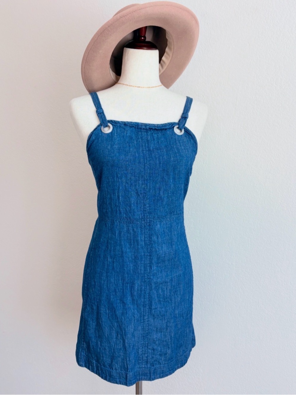 Rag & Bone Denim Soft Cotton Apron Dress